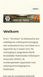 Mobile Screenshot of hsvdehelm.nl